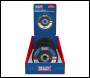 Sealey PTC/CW115DB 115 x 13mm Black Polycarbide Abrasive Strip Disc 22mm Bore - Display Box of 10