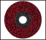 Sealey PTC/CW115R Polycarbide Abrasive Strip Disc 115 x 13 x 22mm - Red