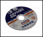 Sealey PTC115CET50 Cutting Disc Ø115 x 1.2mm Ø22mm Bore - Pack of 50