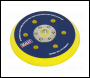 Sealey PTC150DFV DA Dust-Free Backing Pad for Hook-and-Loop Discs Ø145mm 5/16 inch UNF