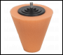 Sealey PTCCHC85O Buffing & Polishing Foam Cone - Orange/Firm