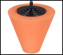 Sealey PTCCHC85O Buffing & Polishing Foam Cone - Orange/Firm