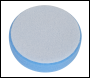 Sealey PTCCHV79B Hook-and-Loop Buffing & Polishing Foam Head 80 x 25mm - Blue/Medium