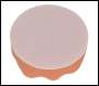 Sealey PTCCHW80O Hook-and-Loop Buffing & Polishing Foam Head 80 x 25mm - Orange/Firm