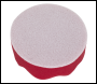 Sealey PTCCHW80R Hook-and-Loop Buffing & Polishing Foam Head 80 x 25mm - Red/Ultra-Soft