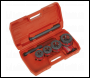 Sealey PTK991 Pipe Threading Kit 1/2 inch  - 1-1/4 inch BSPT