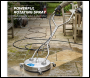 Sealey PWAK18 18 inch  Surface Cleaner with Dual Handle & Rotating Spray Bar - Stainless Steel