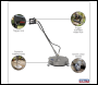 Sealey PWAK24 24 inch  Surface Cleaner with Dual Handle & Rotating Spray Bar - Stainless Steel