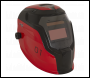 Sealey PWH1 Auto Darkening Welding Helmet Shade 9-13 - Red