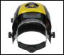 Sealey PWH4 Auto Darkening Welding Helmet Shade 9-13 - Yellow
