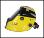 Sealey PWH4 Auto Darkening Welding Helmet Shade 9-13 - Yellow