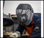 Sealey PWH603 Auto Darkening Solar Powered Flip-Up Welding Helmet Shade 9-13