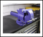 Sealey QAV200 Quick Action Cast Iron Vice with Swivel Base 200mm