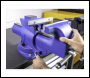 Sealey QAV200 Quick Action Cast Iron Vice with Swivel Base 200mm