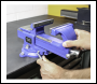 Sealey QAVE125 Quick Action SG Iron Vice with Swivel Base 125mm