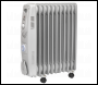 Sealey RD2500T Oil Filled Radiator 2500W/230V 11-Element with Timer