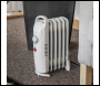 Sealey RD800 6-Element Oil-Filled Mini Radiator 800W/230V