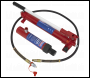 Sealey RE97.10-COMBO Snap Push Ram with Pump & Hose Assembly 10 Tonne