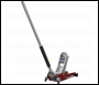 Sealey RJA2500 Premier Low Profile Aluminium Trolley Jack with Rocket Lift 2.5 Tonne