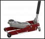 Sealey RJA2500 Premier Low Profile Aluminium Trolley Jack with Rocket Lift 2.5 Tonne