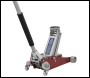 Sealey RJAS1500 Aluminium/Steel Trolley Jack with Rocket Lift 1.5 Tonne