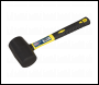 Sealey RMB150 Rubber Mallet with Fibreglass Shaft 1.5lb
