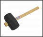 Sealey RMB250 Rubber Mallet 2.5lb Black