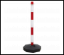 Sealey RWPB01 Red/White Post with Base