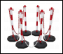 Sealey RWSBKIT Post & Chain Kit 25m - Red/White
