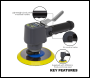 Sealey S01044 Siegen Air Random Orbital Sander 150mm