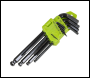 Sealey S01098 Siegen Imperial Long Ball-End Hex Key Set 9pc