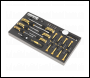 Sealey S01128 Siegen Screwdriver Set Tool with Tray 36pc