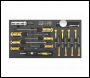 Sealey S01128 Siegen Screwdriver Set Tool with Tray 36pc