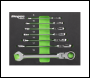Sealey S01143 Flexi-Head Combination Ratchet Spanner Set 7pc