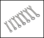 Sealey S01190 Siegen Imperial Stubby Combination Spanner Set 7pc