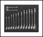 Sealey S01232 Siegen Stubby Combination Spanner Set 14pc