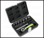 Sealey S01233 Siegen Socket Set 1/4 inch Sq Drive 25pc
