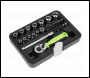 Sealey S01233 Siegen Socket Set 1/4 inch Sq Drive 25pc
