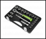 Sealey S01235 Siegen Socket Set 3/8 inch Sq Drive 19pc