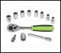 Sealey S01240 Siegen Socket Set 1/4 inch Sq Drive 12pc
