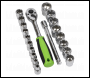 Sealey S01243 Siegen Socket Set 3/8 inch Sq Drive 19pc
