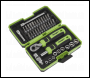 Sealey S01255 Siegen Socket & Bit Set 1/4 inch Sq Drive 38pc