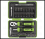 Sealey S01255 Siegen Socket & Bit Set 1/4 inch Sq Drive 38pc