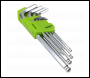 Sealey S01260 Siegen Long Ball-End Hex Key Set 9pc