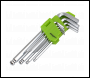 Sealey S01260 Siegen Long Ball-End Hex Key Set 9pc