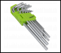 Sealey S01262 Siegen Long TRX-Star* Key Set 9pc