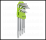 Sealey S01262 Siegen Long TRX-Star* Key Set 9pc