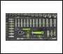 Sealey S01271 Siegen Socket Set with Tool Tray 1/4 inch  & 1/2 inch Sq Drive 62pc