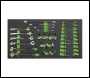 Sealey AP35TBCOMBO Tool Chest Combination 16 Drawer with Ball-Bearing Slides - Black/Grey & 398pc Tool Kit