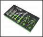 Sealey S01278 Siegen Adjustable Wrench & Pliers Set with Tool Tray 10pc